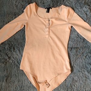 Long Sleeved Peach One Piece